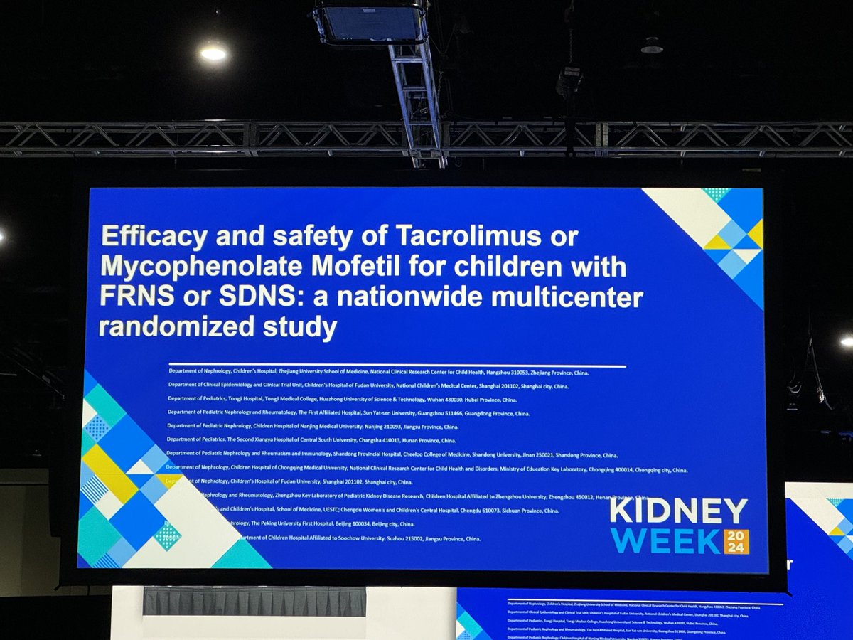 Cal Robinson (@kidneycal) on Twitter photo Amazing to see a childhood nephrotic syndrome RCT in the #ASNKids24 <a href="/ASNKidney/">American Society of Nephrology</a> late breaking trials session! So exciting to see RCTs starting to emerge to improve treatment for these children Amazing to see a childhood nephrotic syndrome RCT in the #ASNKids24 <a href="/ASNKidney/">American Society of Nephrology</a> late breaking trials session! So exciting to see RCTs starting to emerge to improve treatment for these children