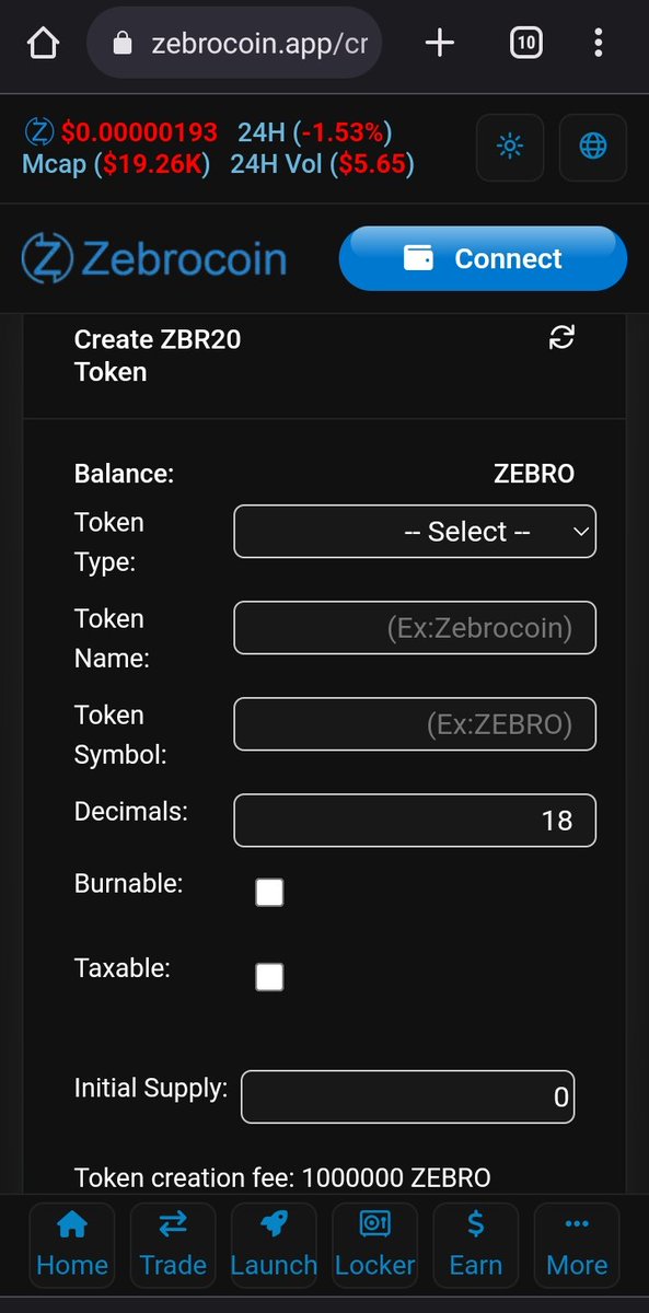 Zebrocoin Token Generator

Generate ZBR20 (ERC20 like) custom token on Zebro Smart Chain in few clicks without any coding skill.

zebrocoin.app/create/