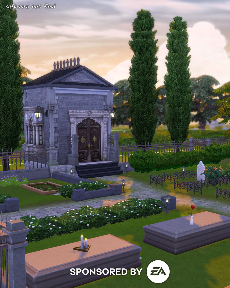 create4sims's tweet image. #EAPartner #sponsoredbyea 🪦 I beyond excited to share that I had the incredible opportunity to build the official cemetery for @TheSims 4 Life & Death EP 💀 Eternal Hollow is placed in Crow's Crossing neighbourhood 🐦⬛
A huge thank you to EA for making this dream become true!