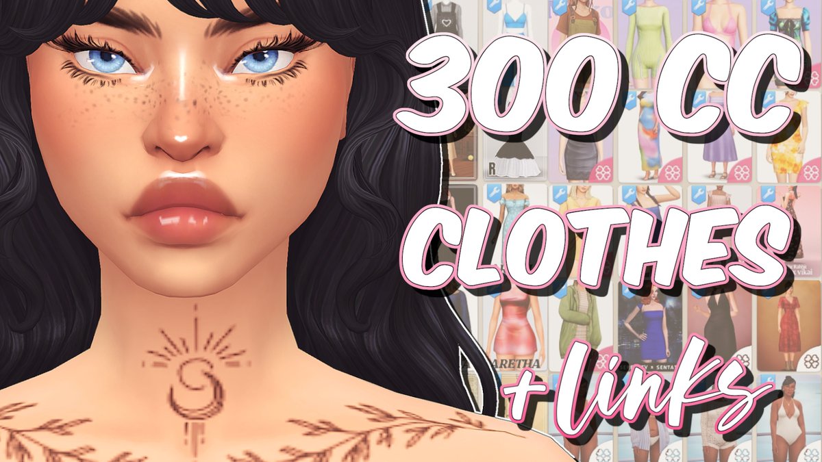 ⭐️ N E W V I D E O ⭐️ MAXIS MATCH FEMALE FULL BODY COLLECTION (Update) 🌺 | 300 CC Items + Links | the sims 4

▶️ youtu.be/vvALGHgxzJ4