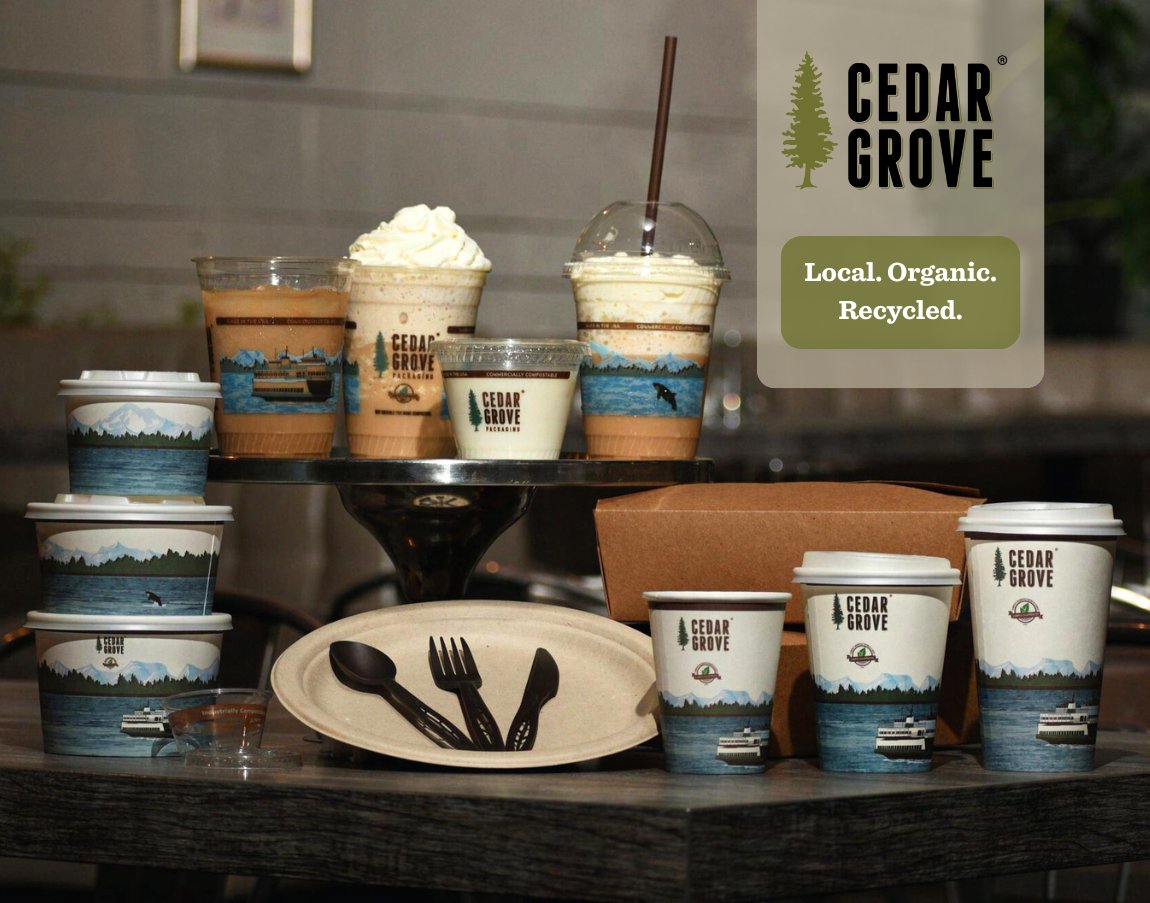 Seattle Restaurant Week (@seattlerw) on Twitter photo A big thanks to <a href="/cgcompost/">Cedar Grove Compost</a> for being a sponsor of Seattle Restaurant Week!
This local, family-owned company diverts over 350,000 tons of waste every year, and has offerings like a compostable packaging line (pictured).
Learn more at cedar-grove.com A big thanks to <a href="/cgcompost/">Cedar Grove Compost</a> for being a sponsor of Seattle Restaurant Week!
This local, family-owned company diverts over 350,000 tons of waste every year, and has offerings like a compostable packaging line (pictured).
Learn more at cedar-grove.com