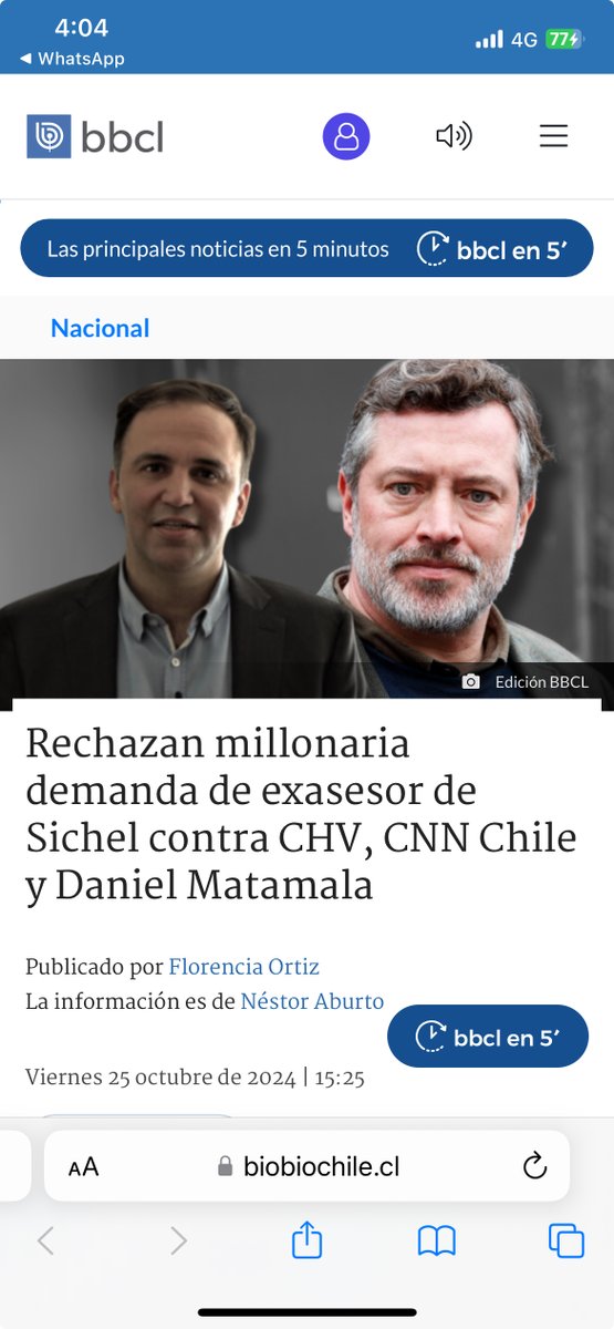 <a href="/sebastiansichel/">Sebastián Sichel</a> #noesconfiable porque anuncia demandas para amedrentar que fracasan. Antes lo financiaban las pesqueras. Hoy... ya lo sabremos biobiochile.cl/noticias/nacio…