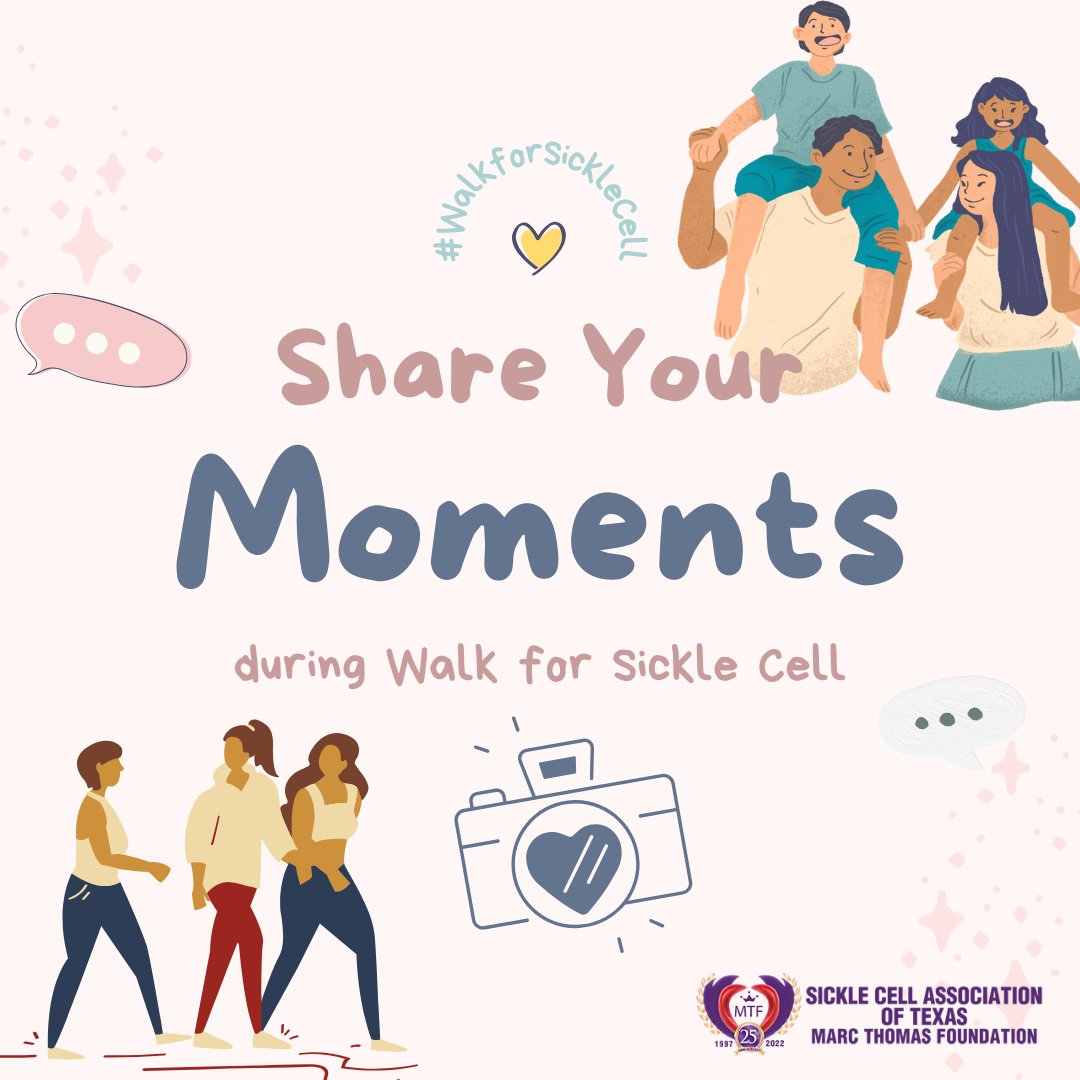 Houston, tomorrow marks the BIG day for our annual Walk for Sickle Cell! We appreciate everyone who has registered and supports the sickle cell community! Please share your photos with us using #WalkforSickleCell and/or tag us @sicklecellmtf