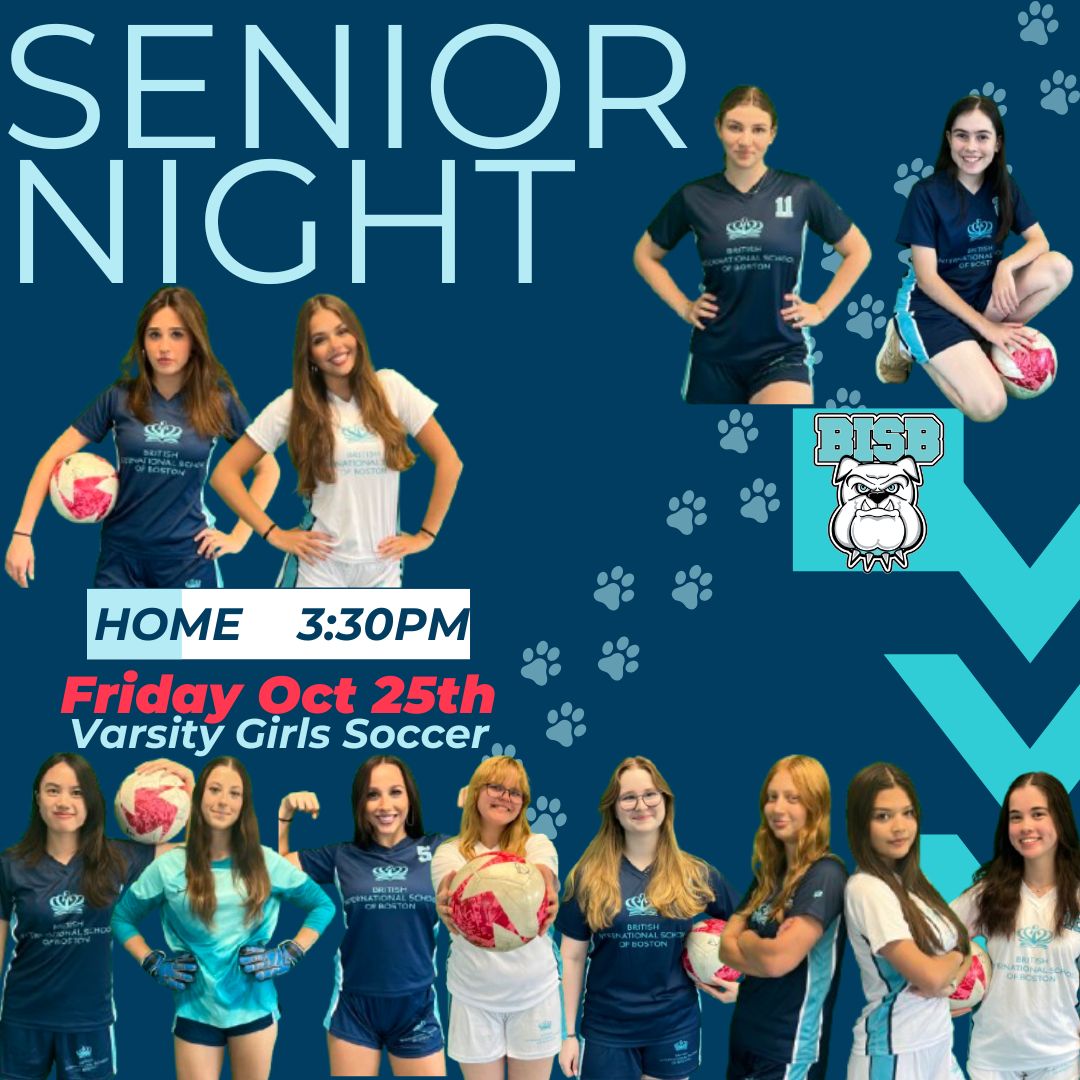 BISB_School's tweet image. Come and join #BISB Year 13 Seniors on their final in season Home matchup against CATS Academy at 3:30pm on the BISB field. We have a record breaking 13 seniors on our team this year who will be stepping onto our home field for the last time in season. #bisbbulldogs #seniornight