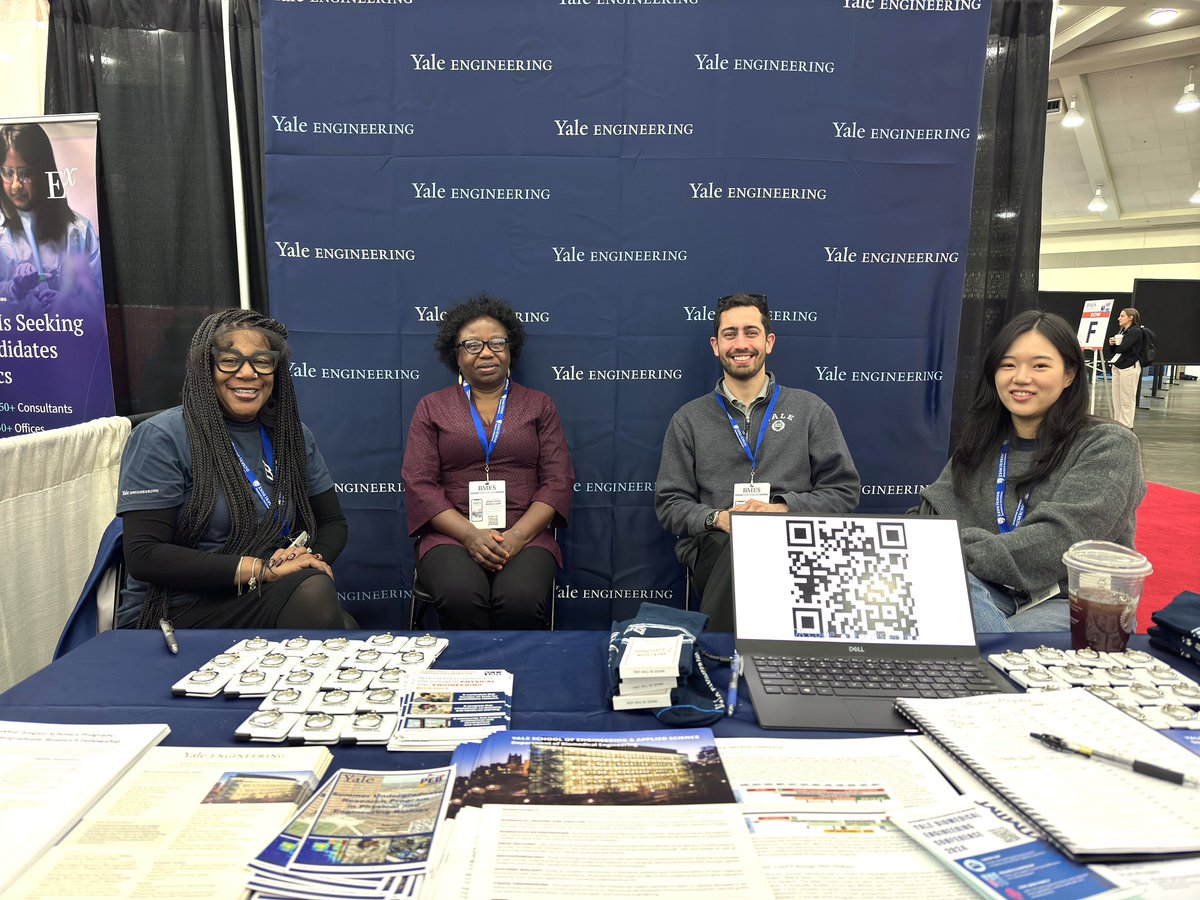 Welcome to the Yale booth at the BMES. Bioengineering for the future of medicine! <a href="/YaleBme/">Yale BME</a> <a href="/BMESociety/">Biomedical Engineering Society</a> 

#BMES2024
