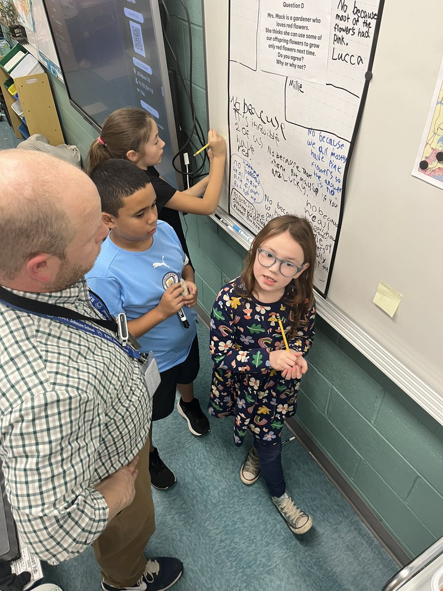 KitNielsen27's tweet photo. Third grade is exploring inheritance and variation of traits with hands on, minds on learning!  Stealing ideas from great teachers is one of my favorite parts of my job! Thanks for having me ,  Mr. Mack &amp; Ms Benston !!! https://t.co/18b3qBIDMg