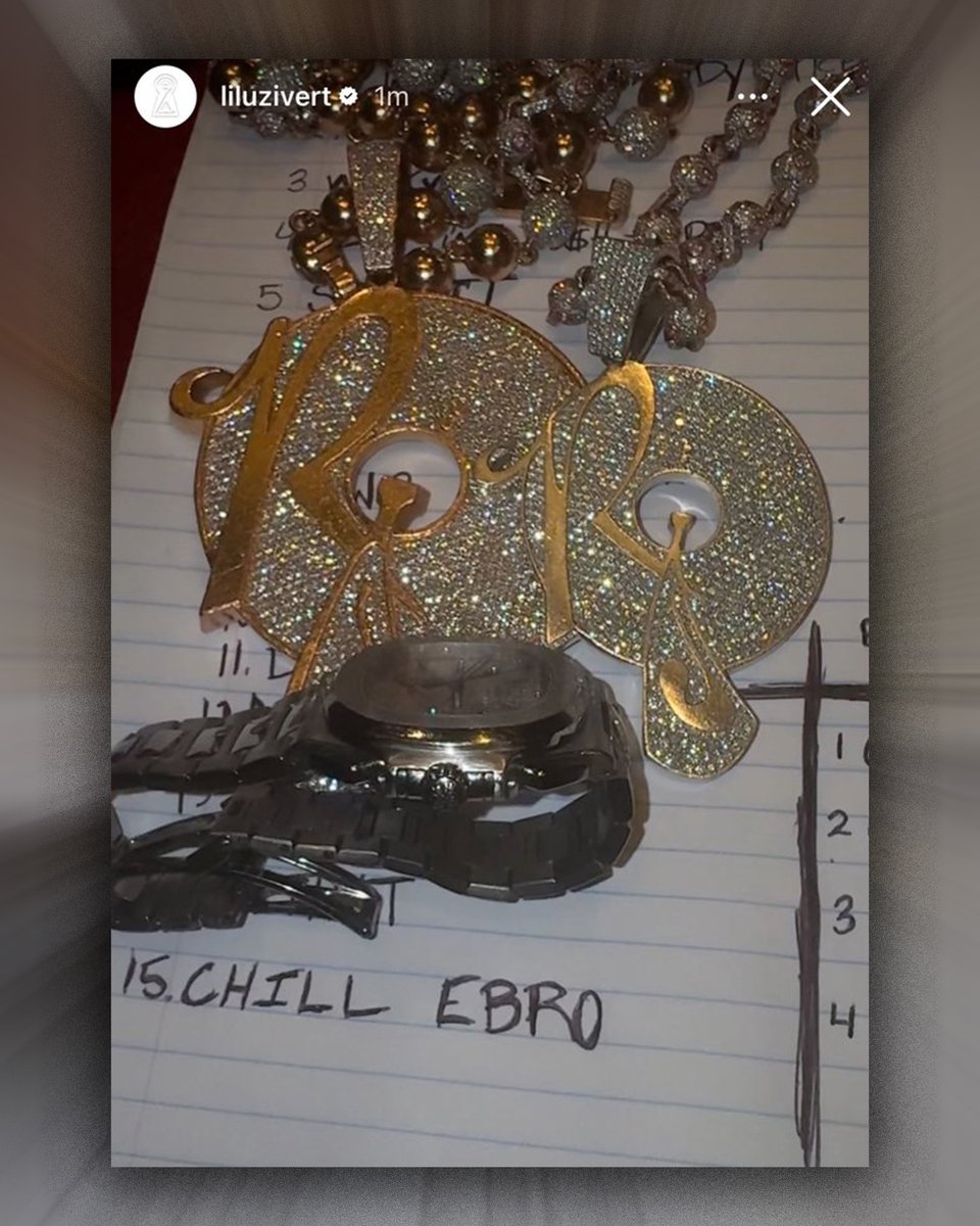 rapstarvia's tweet photo. Lil Uzi Vert teases the tracklist for his upcoming album 'ETERNAL ATAKE 2'

"15. CHILL EBRO" 👀 https://t.co/nE7r1Y1eIF