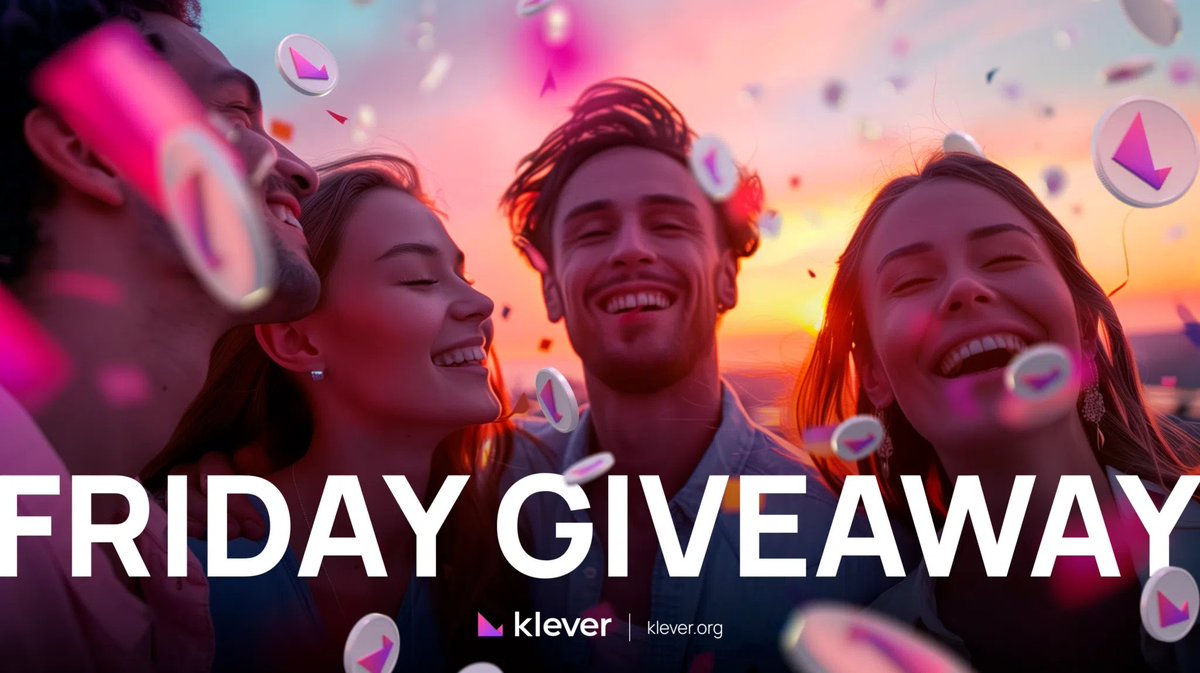 klever_org's tweet photo. 🎉 Friday #Giveaway Alert! To celebrate the final Memecoin #SwapCompetition on @klever_io, we’re giving away 100,000 $KLV to 10 random participants!

To enter:
1️⃣ Follow @klever_org, @SkullKleverCoin, @kleverkid_coin, @BabyPengoCoin, and @velix_vlx
2️⃣ Drop your #KLV address in the comments below
3️⃣ RT this post

Good luck to all, and thank you for supporting the Klever #Blockchain ecosystem! 🚀

#CryptoGiveaway #MemecoinContest #EarnCrypto