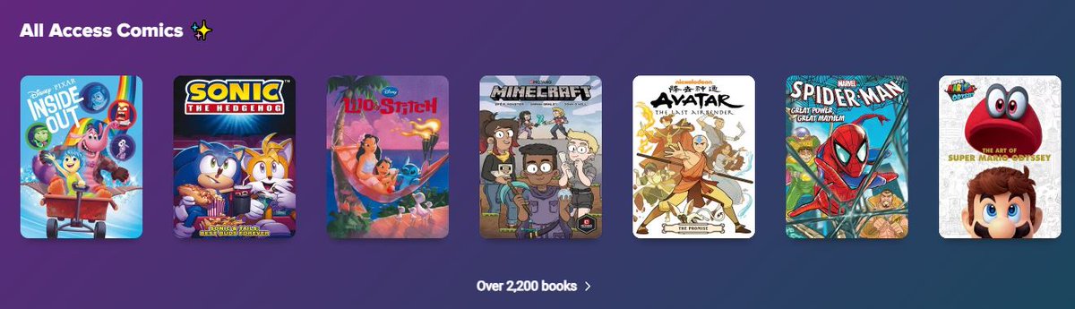 Patricia Alvarado (@disdlibrarian) on Twitter photo Did you know? <a href="/dallasschools/">Dallas ISD</a> students have unlimited, 24/7 access to our Sora All-Access Comics Collection! Dive into titles like Inside Out, Sonic the Hedgehog, and Avatar: The Last Airbender—no holds, no waiting! Perfect for nonstop weekend reading! soraapp.com/library/dallas… Did you know? <a href="/dallasschools/">Dallas ISD</a> students have unlimited, 24/7 access to our Sora All-Access Comics Collection! Dive into titles like Inside Out, Sonic the Hedgehog, and Avatar: The Last Airbender—no holds, no waiting! Perfect for nonstop weekend reading! soraapp.com/library/dallas…