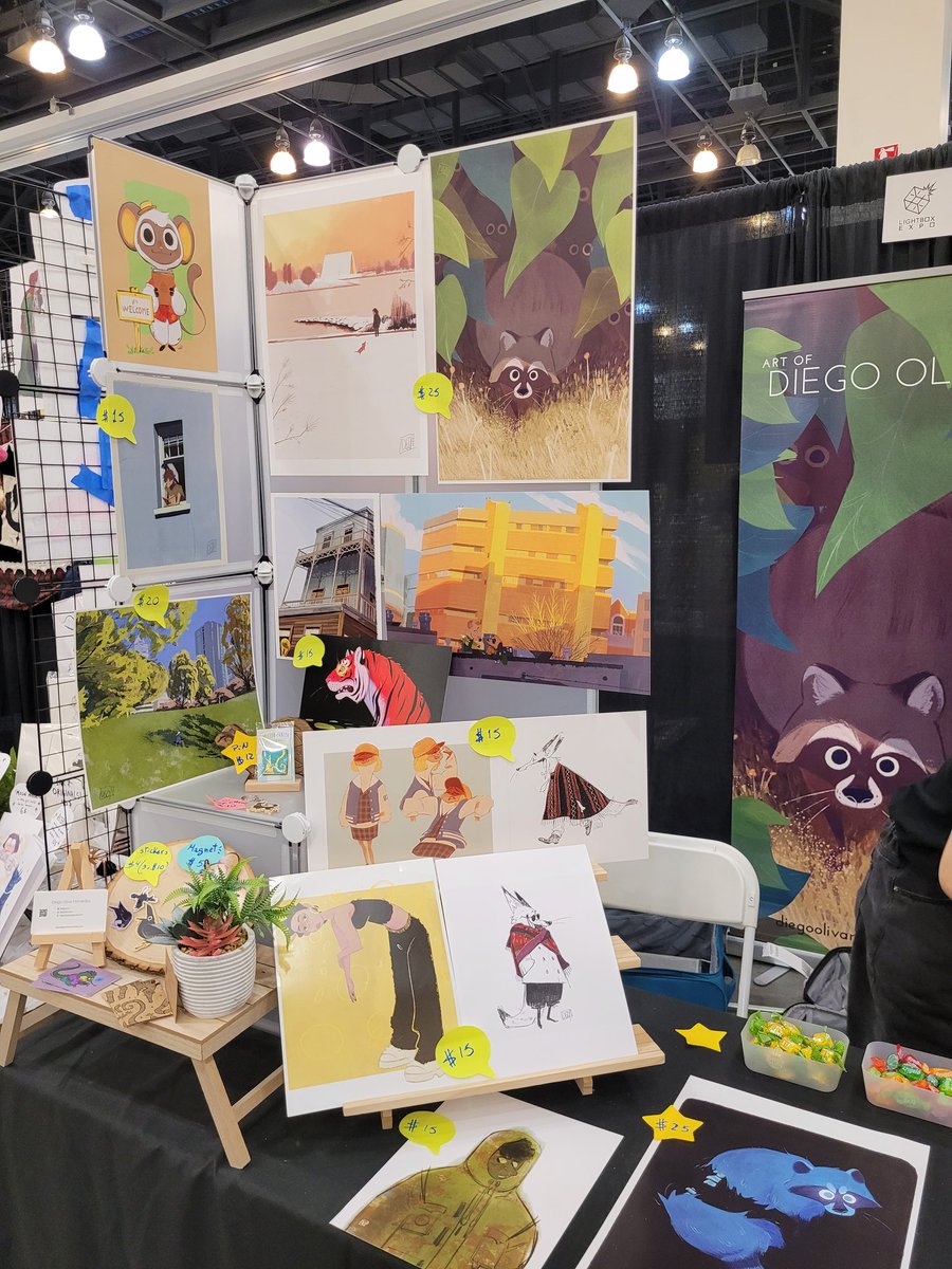 dgollamaart's tweet image. All set! Come say hi!! #lightbox