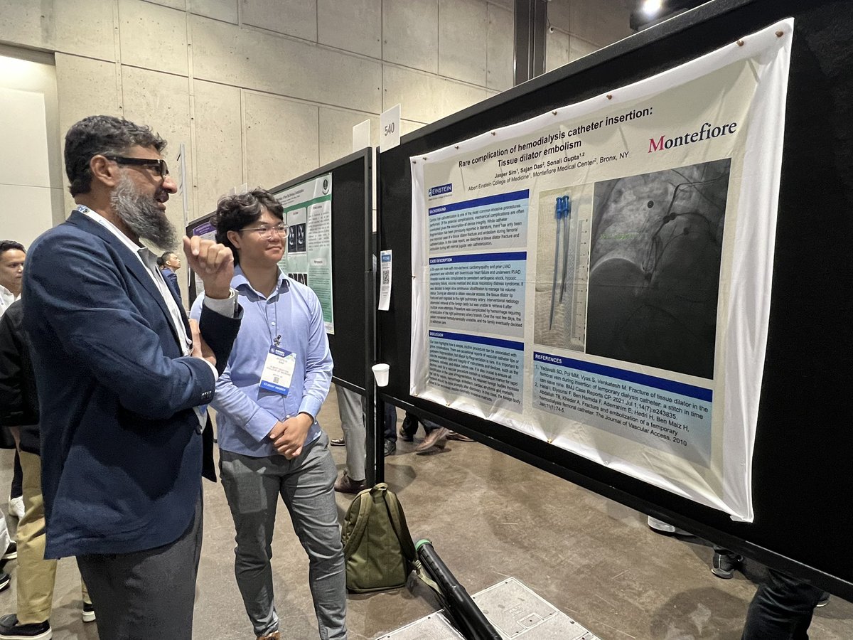 Monnie Wasse, MD, MPH mwasse.bsky.social (@wasse_m) on Twitter photo Favorite part of #kidneyweek: visiting posters and talking to trainees! Even better when bringing along a friend <a href="/NMawlaMD/">Neghae Mawla, MD</a>
Excellent poster and great discussion with med student Jasper Sim of <a href="/EinsteinMed/">Albert Einstein College of Medicine - Official</a>! 🙌🏾🙌🏾 <a href="/ASNKidney/">American Society of Nephrology</a> Favorite part of #kidneyweek: visiting posters and talking to trainees! Even better when bringing along a friend <a href="/NMawlaMD/">Neghae Mawla, MD</a>
Excellent poster and great discussion with med student Jasper Sim of <a href="/EinsteinMed/">Albert Einstein College of Medicine - Official</a>! 🙌🏾🙌🏾 <a href="/ASNKidney/">American Society of Nephrology</a>