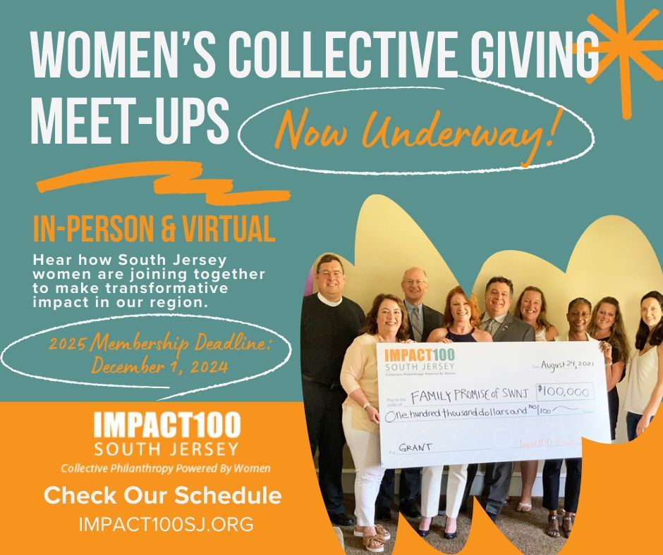 We've added new in-person and virtual Collective Giving Meet-Ups to fall schedule. Come learn how South Jersey women are coming together transforms organizations in our region. Check out the schedule at buff.ly/2PFM6WU