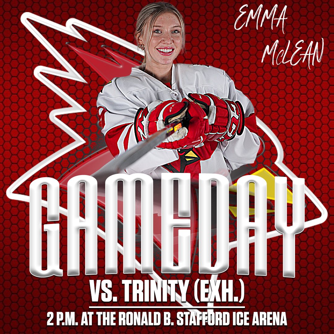 PlattsAthletics's tweet photo. WHKY | EXHIBITION FINALE!

@CardinalsWHKY takes on Trinity today in their final exhibition game before their season opener this coming Saturday. Come out and support the team at the Ronald B. Stafford Ice Arena!

#CardinalStrong #CardinalCountry https://t.co/l1EDPdwL8r