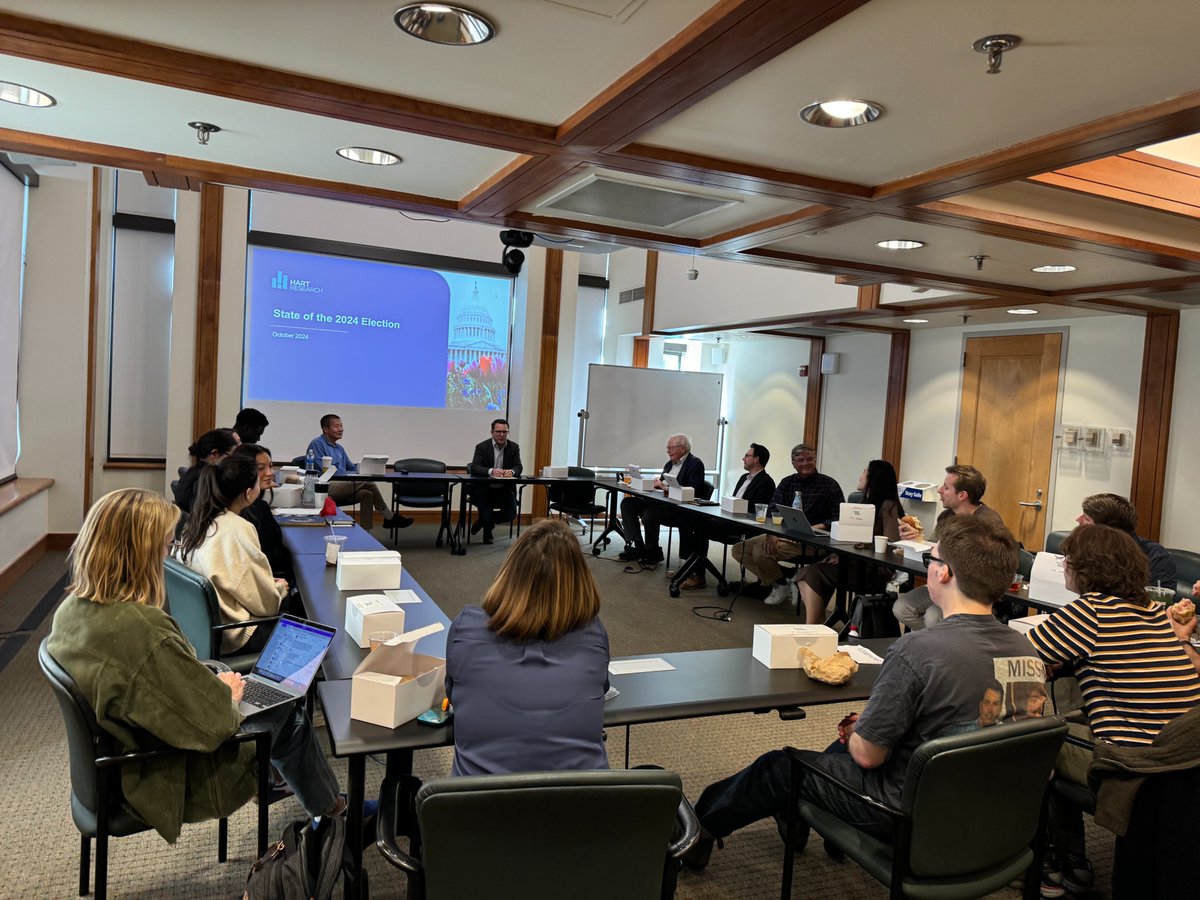 Polis (Duke University) (@polisatduke) on Twitter photo Pollster Fred Yang of <a href="/HartSurveys/">Hart Research</a> spoke to <a href="/DukeSanford/">Sanford School of Public Policy</a> faculty, Polis Student Committee members, and students of Professor <a href="/adhildebrand/">Asher D. Hildebrand</a> & @AllanFreyer PUBPOL814 class, on the 2024 Election, public opinion research, and campaign strategy #ncpol Pollster Fred Yang of <a href="/HartSurveys/">Hart Research</a> spoke to <a href="/DukeSanford/">Sanford School of Public Policy</a> faculty, Polis Student Committee members, and students of Professor <a href="/adhildebrand/">Asher D. Hildebrand</a> & @AllanFreyer PUBPOL814 class, on the 2024 Election, public opinion research, and campaign strategy #ncpol