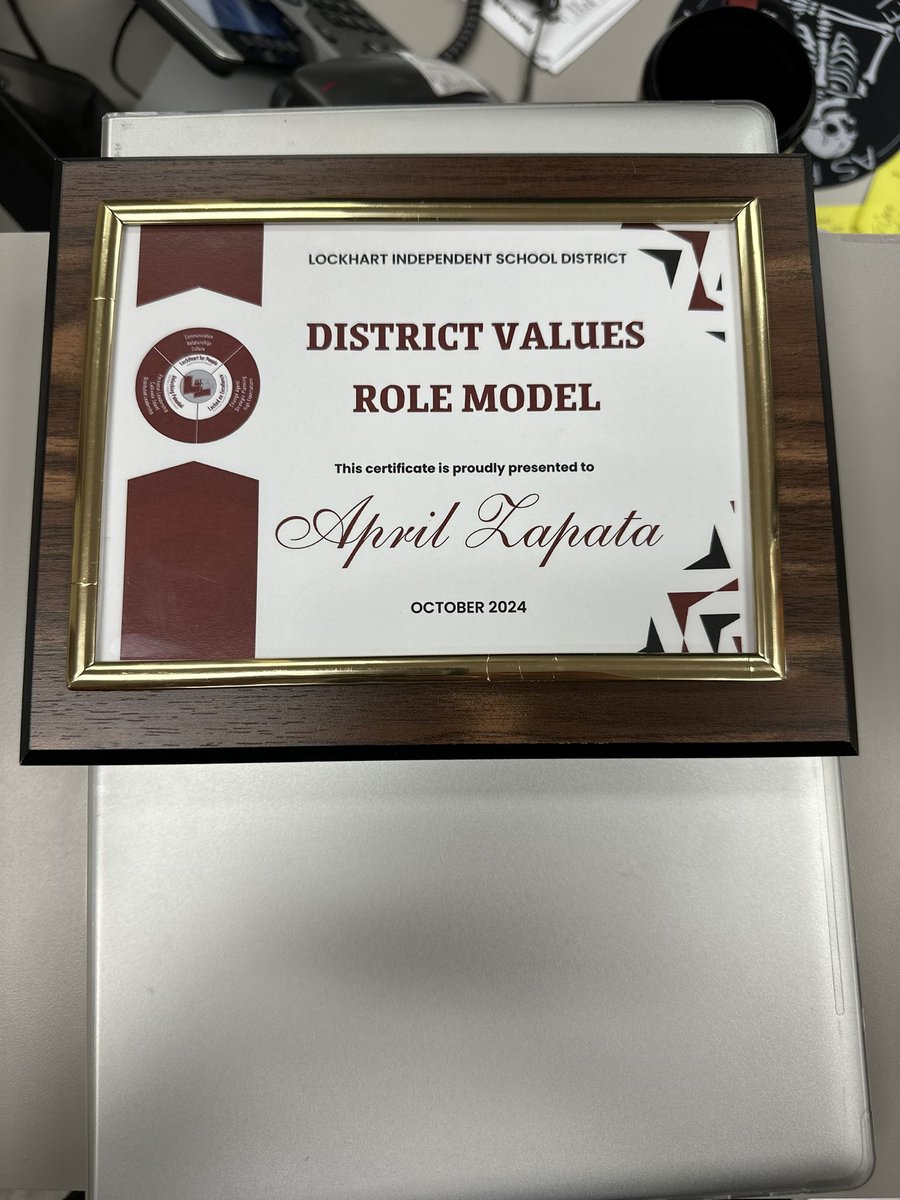 LetsLionUp's tweet image. Congratulations to @amzapata24 for being recognized as our District Values Role Model for the month of October. Role Models are nominated by staff members for exemplifying one of our District Values #lockheartforpeople #unlockingpotential #lockedonexcellence @plumcreekelem