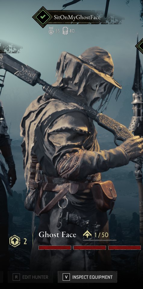 CowInACan's tweet photo. Absoultley love the skin and just for the haters 
#SitOnMyGhostFace
#Huntshowdown https://t.co/DxumqwKiAz