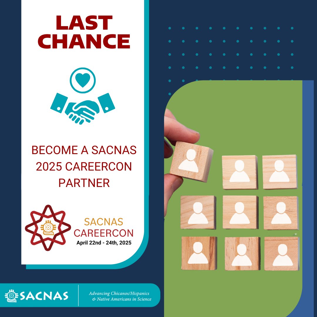 Introduce your company to diverse talents and backgrounds 🧬 #CareerCon2025 is an immersive cohort-based career matching event for our members who are interested in industry and/or government careers. 📷 sacnas.org/careercon #DiversityInSTEM #PartnershipOpportunity