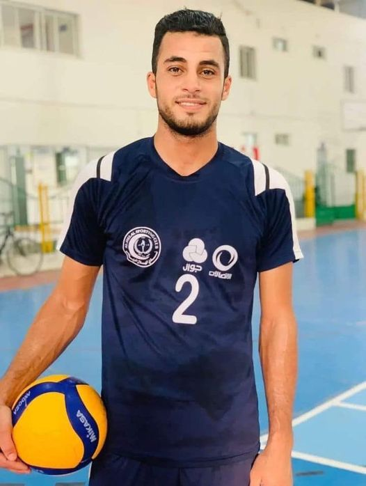 AbubakerAbedW's tweet photo. Breaking🚨 : Mohammed Abu-Asi, a Volleyball player for Gaza Hilal Club, has been killed in an Israel airstrike today on Gaza. 

This has taken the death toll to more than 498 athletes killed in Gaza, including more than 330 footballers. https://t.co/UzTM92pm11