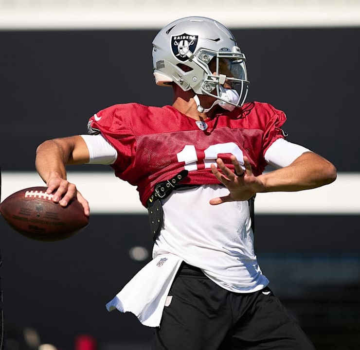 nickwalt's tweet image. Antonio Pierce on #Raiders QB Desmond Ridder, who will back up Garnder Minshew vs KC

"We're not asking him to press and be the starting QB and help us turn this thing around. He's just a part of the puzzle... Confident player, sharp, working his tail off learning the playbook."
