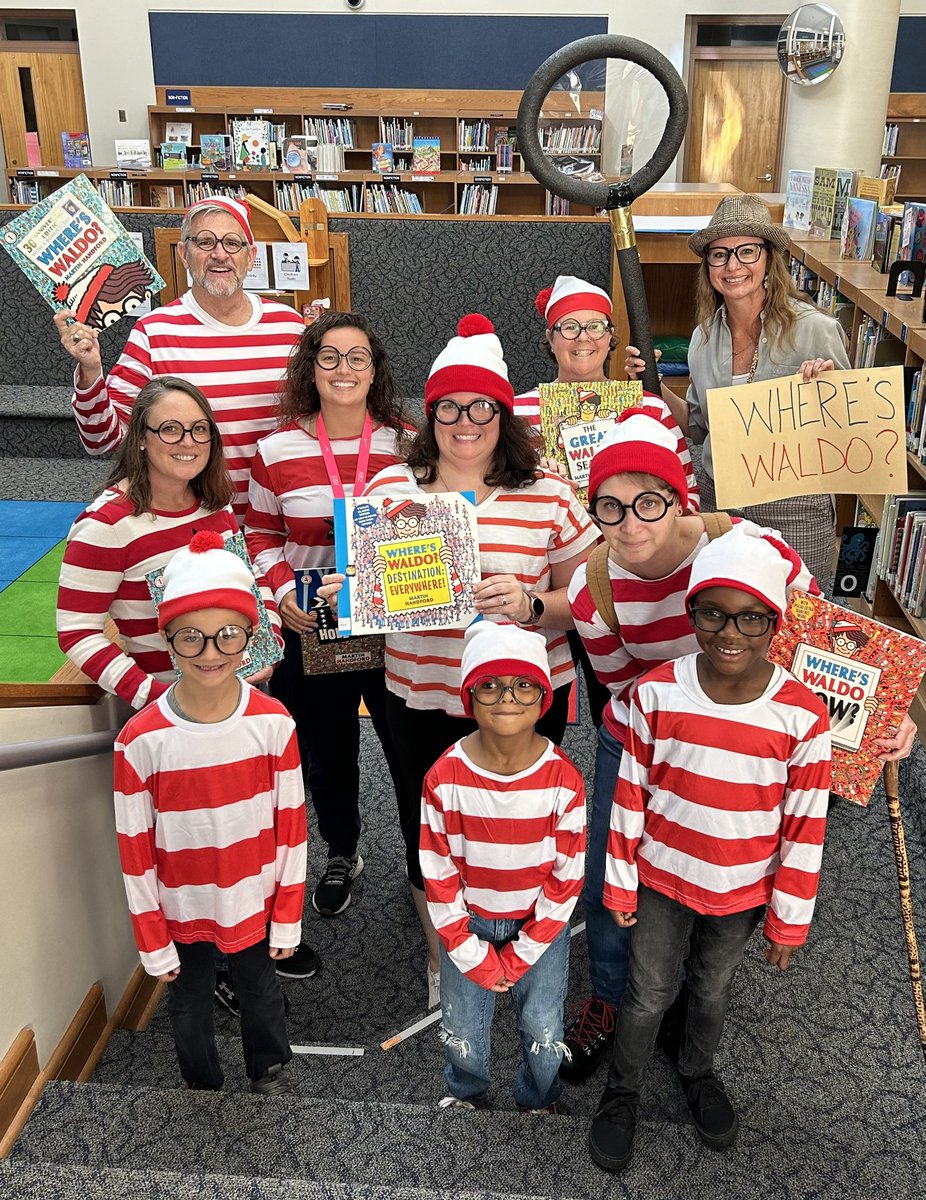 Looking for Waldo? He wasn’t too hard to find on this Book Character Day!