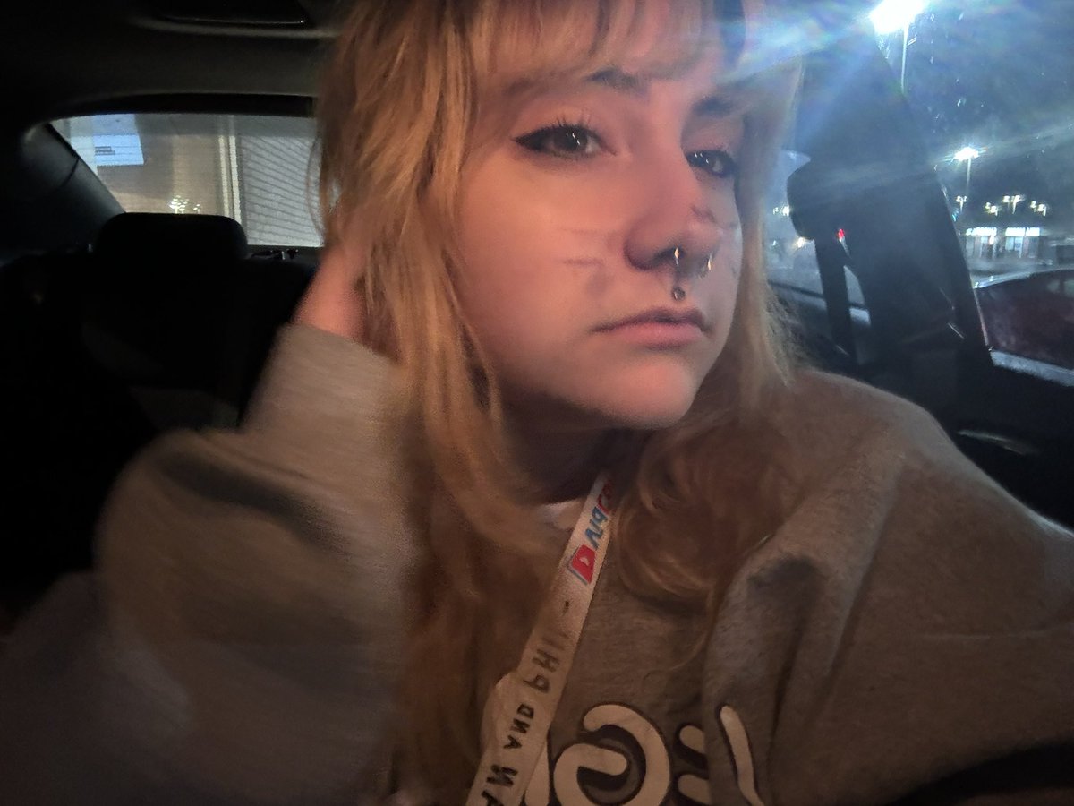 dnpdoa's tweet photo. guys do you think if i showed a tattoo artist the whiskers they drew that i could get them permanently on my face or is that too much https://t.co/iEEdPMjija