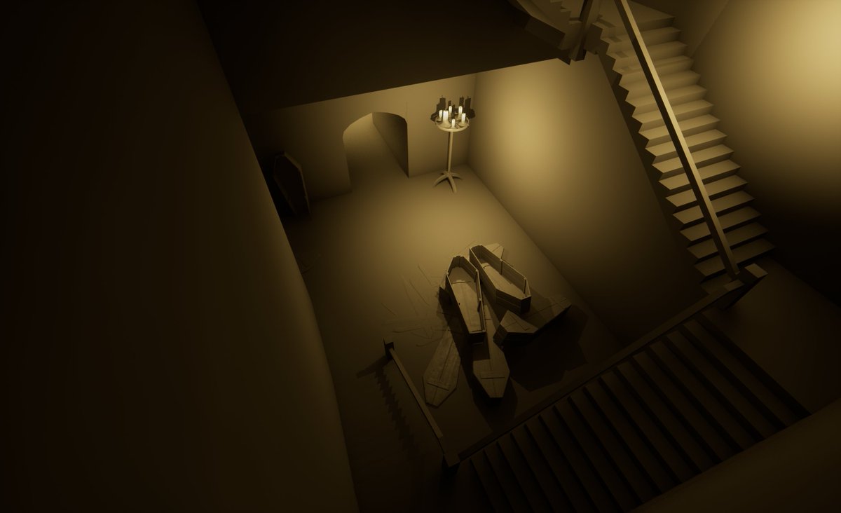 NocturnalLahont's tweet photo. From my Thief/Gloomwood inspired project earlier this year

#Blocktober #LevelDesign https://t.co/GMmSVSqXe0