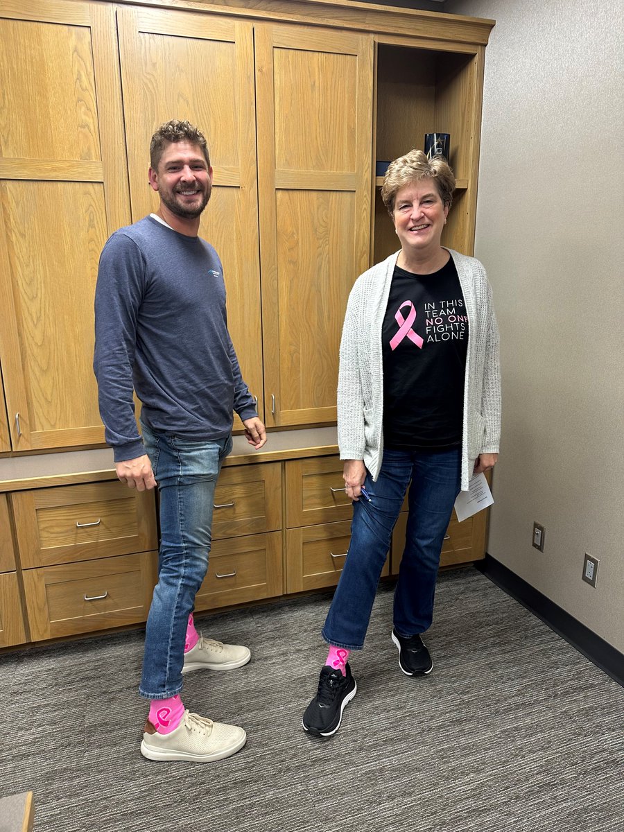 PremierComm1's tweet photo. Wearing PINK from head to toe for Breast Cancer Awareness Month! This October, our Team participated in Pink Out Fridays to #SupportTheFight and honor those battling breast cancer. https://t.co/9gtvvJErIs