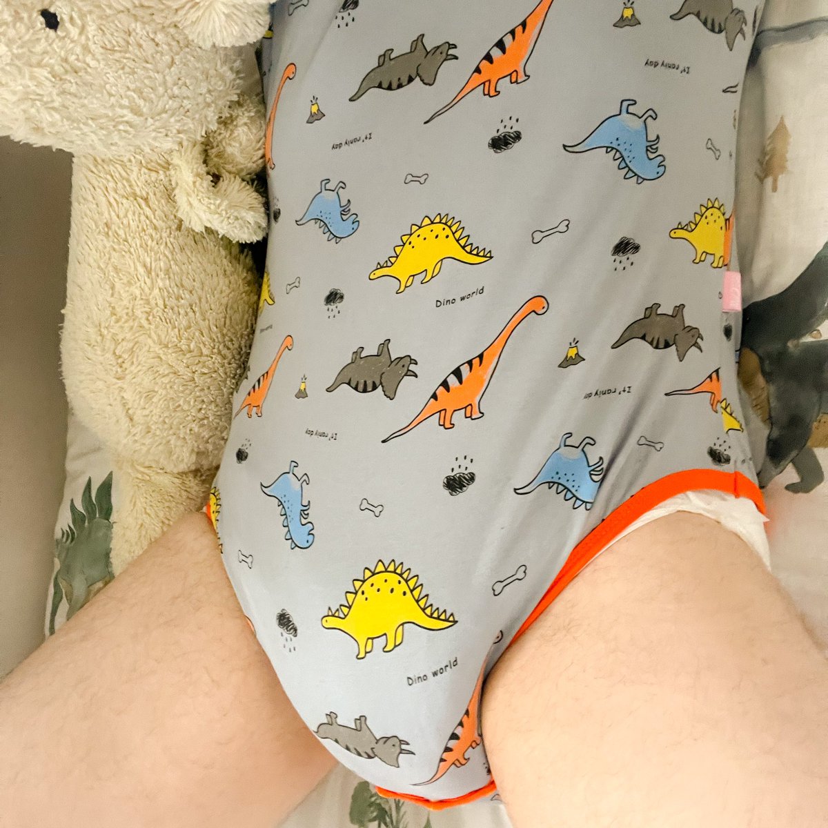 littleboymark1's tweet photo. New onesie from @CutiePlusU is super comfy and soft ❤️

#abdl #diaperboy #littlespace https://t.co/YVGD2LlbTX