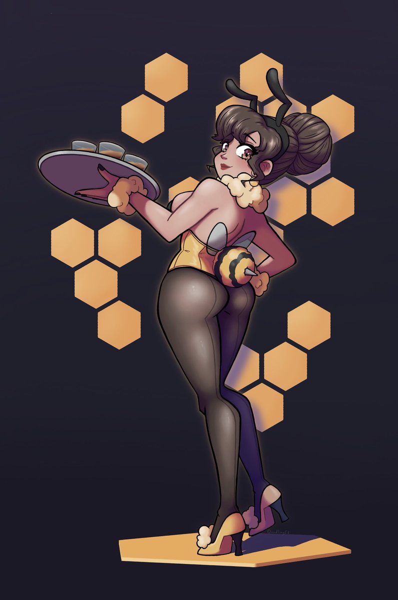 doodlinged's tweet photo. Remake of my bee girl

#bee #Halloween https://t.co/UKC9dPCuwa