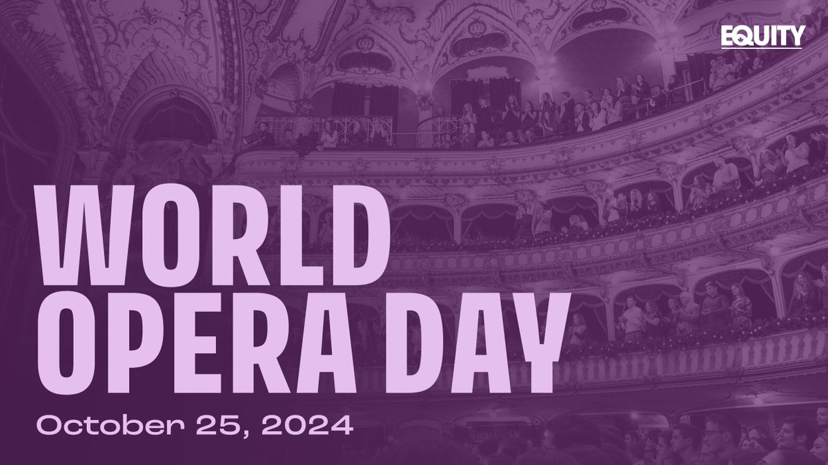 Happy #WorldOperaDay! We celebrate the art of the opera, and all of the talented artists that bring it to life. 

Learn more about World Opera Day and global celebrations of the art form at worldoperaday.com