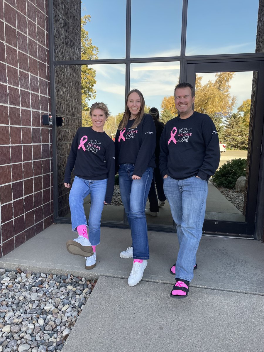 Wearing PINK from head to toe for Breast Cancer Awareness Month! This October, our Team participated in Pink Out Fridays to #SupportTheFight and honor those battling breast cancer.