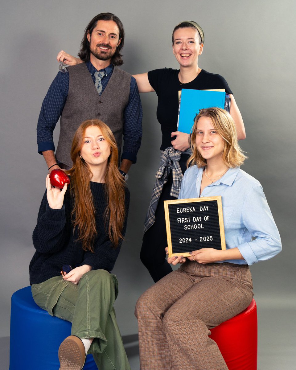 School’s in session! Our <a href="/MTC_NYC/">MTC</a> team is kicking off their Broadway season at the first rehearsal for Eureka Day! 🍎

Photo by Carrington Spires