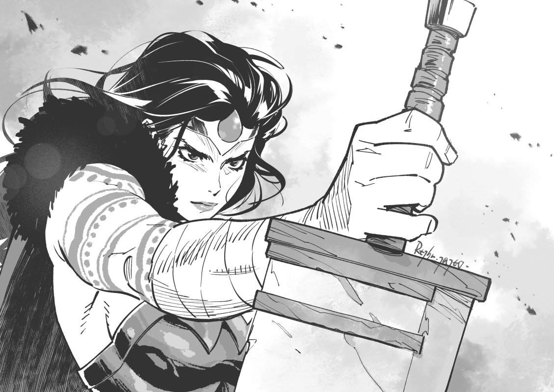 theaginggeek's tweet photo. Absolute Wonder Woman by @tateotch 
#AbsoluteWonderWoman #WonderWoman https://t.co/ANyJEFXPRg
