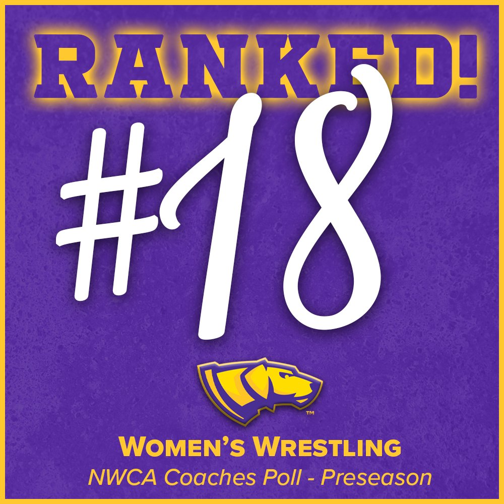 NWCA preseason poll is out and <a href="/uwsp_women/">UWSP Women's Wrestling</a> is #18! #Pointers