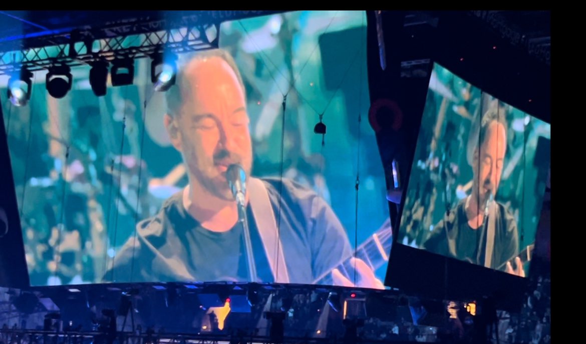 Listening to #dmb, still on a high from last weekend and the BEST night ever! Proof that Cleveland does, in fact, rock! #rockandrollhalloffame #davematthewsband