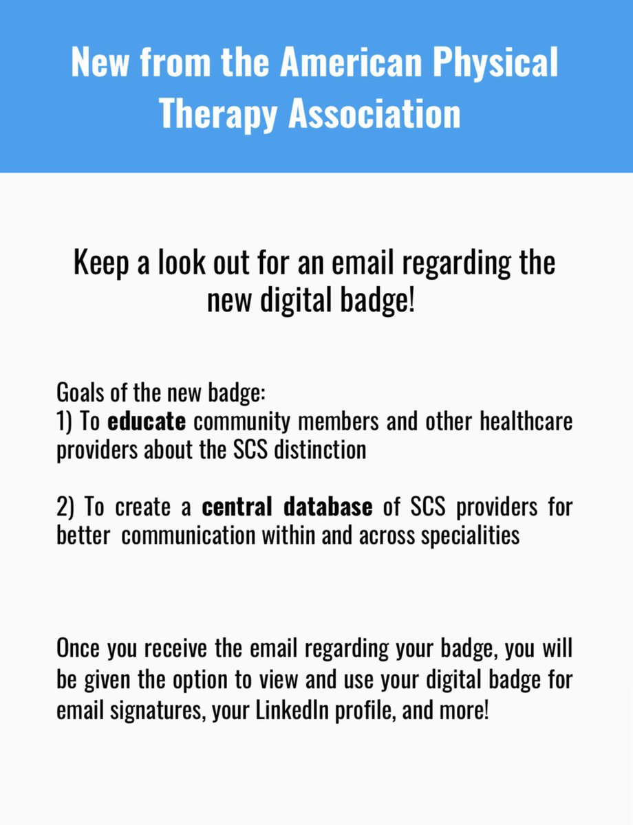 Check your inbox for information on how to find, download, and show off your SCS digital badge!