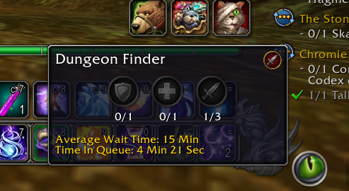 IndirectCogs's tweet image. This is an unacceptable wait time for the headless horseman dungeon, and I've gathered data and other DPS wait times are NOT this long. 

What's going on here?