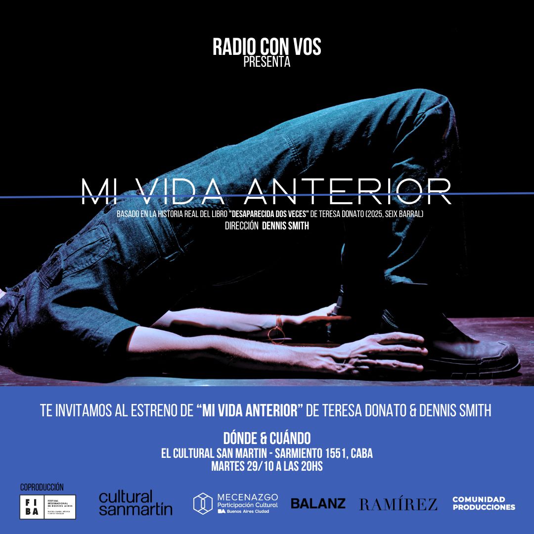 Ayer vi Mi vida anterior,  de <a href="/TeresaDonato/">💚Teresa Donato💚</a> y Dennis Smith, en el <a href="/CulturalSanMar/">Centro Cultural San Martín</a>. Salí profundamente conmovida. Es una obra genial, muy potente, una historia atrapante con una puesta inteligentísima. Están los martes hasta fin de año. No se la pierdan. 👏👏👏