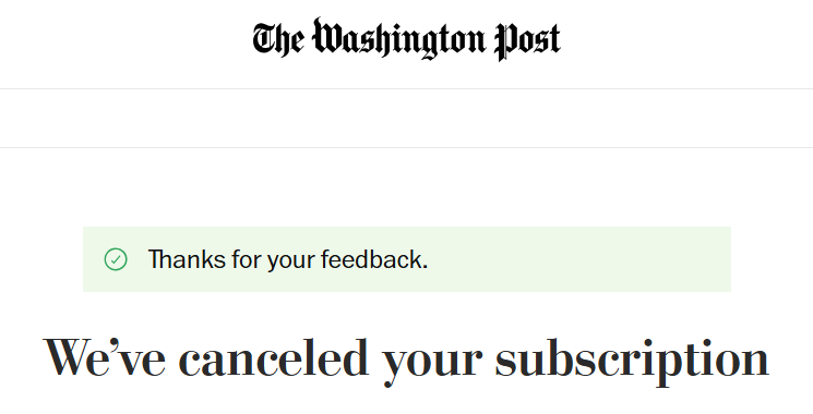 .<a href="/washingtonpost/">The Washington Post</a> You cowards.  Good riddance.