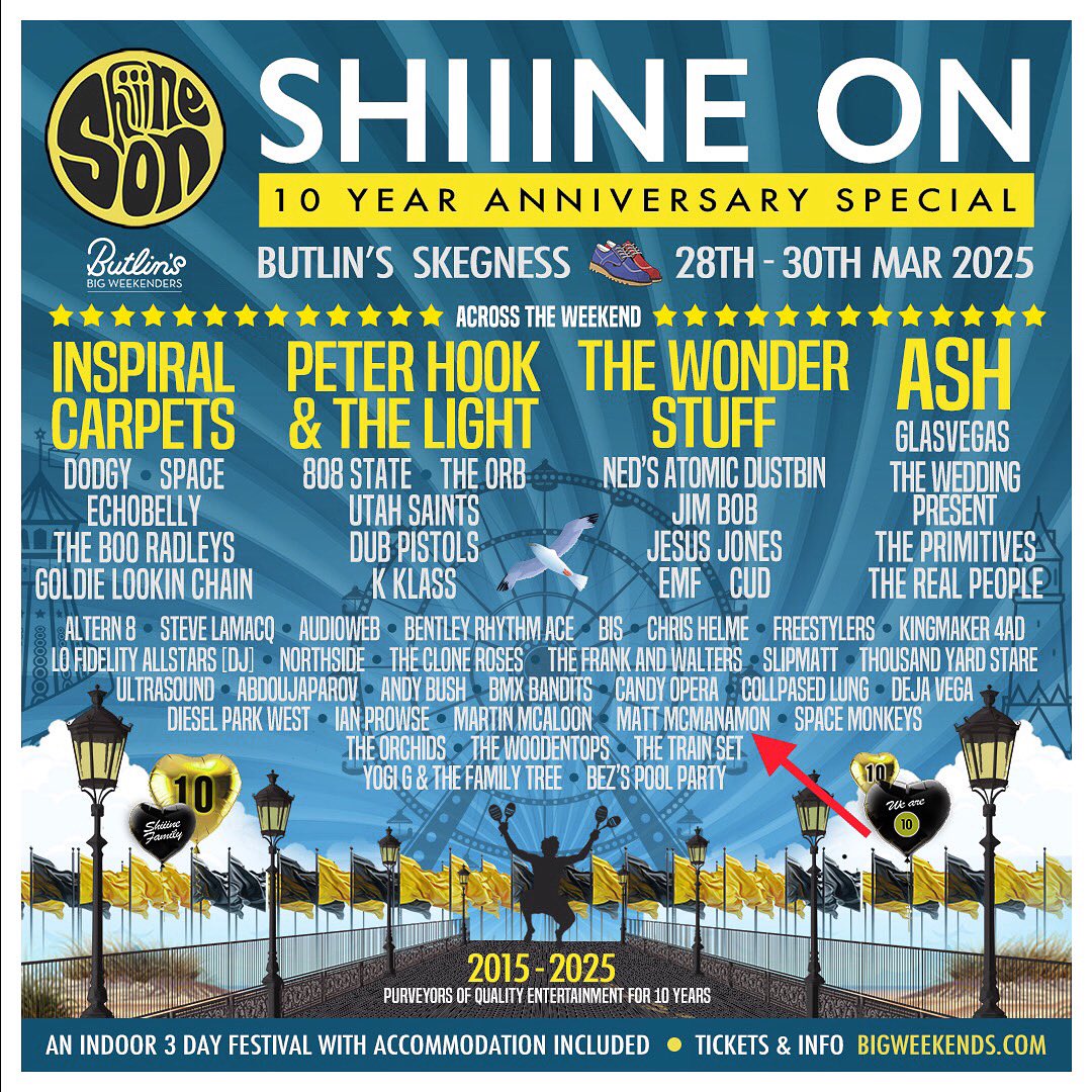 ๐ผ๐๐๐ ๐ผ๐๐ผ๐๐๐๐๐๐ ๐ผ๐๐๐๐ (@mattmcmanamon) on Twitter photo SHIIINE ON
Delighted to be heading to โSkeggyโ next year to perform at this 10 Year Anniversary Special.
Huge thanks to the <a href="/ShiiineOn_/">Shiiine On</a> boys for having me along!
This will be one hell of a weekend, tickets selling FAST! #GetInvolved SHIIINE ON
Delighted to be heading to โSkeggyโ next year to perform at this 10 Year Anniversary Special.
Huge thanks to the <a href="/ShiiineOn_/">Shiiine On</a> boys for having me along!
This will be one hell of a weekend, tickets selling FAST! #GetInvolved