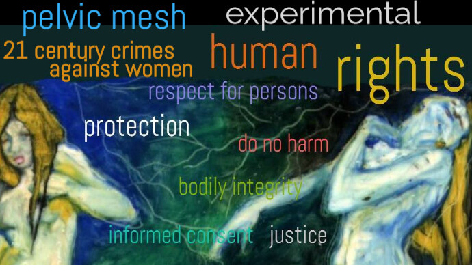 JanUrban12's tweet image. Decades of Pathological Untruths of the Safety &amp;amp;  Efficacy of Pelvic Mesh Harms 100,000&apos;s Women. #Legal doesn&apos;t mean Right. The worst Atrocities in Human History were Legal. #MeshMaims #MeshKills Eyes made Quite by Greed. Lives R in #Crisis It&apos;s TIME to Clean This #Mesh Up!