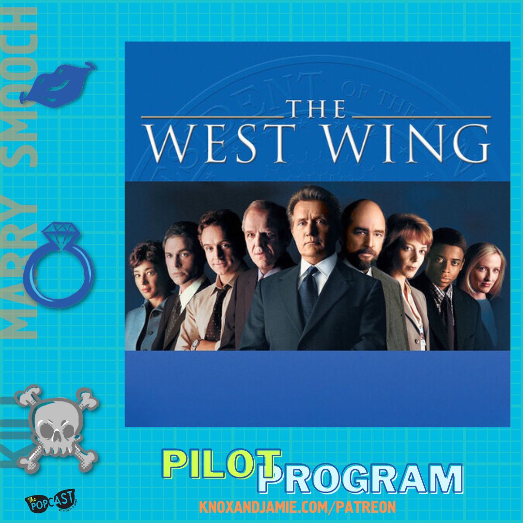 Our SMK is our brand new (and most requested Pilot Program of all time) The West Wing (1999). Stream on HBO Max. knoxandjamie.com/patreon