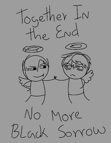 To comfort my SO after the finale I drew these 2 childish doodles of #ALIENST hope some one else can find some joy in them😌