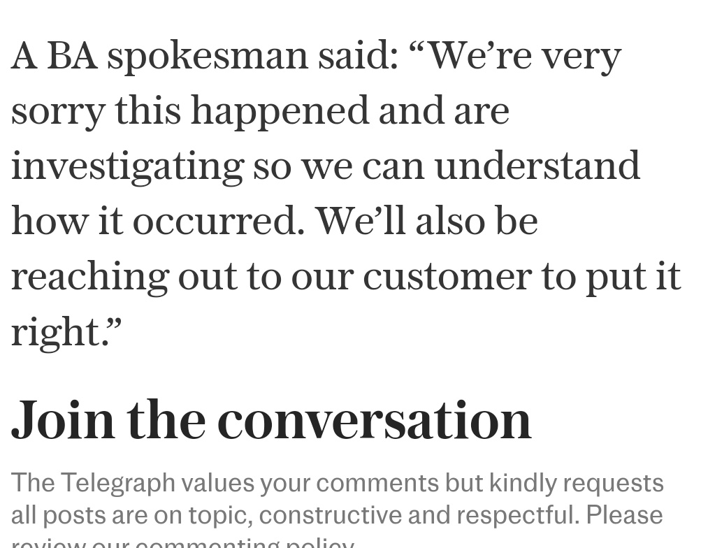 David Gandy (@dgandyofficial) on Twitter photo This is a pic from the Telegraph article. <a href="/British_Airways/">British Airways</a> you have not apologized, you are not investigating, You have not reached out. Your team replied to the tweet and sent me a link to an online complaints portal This is a pic from the Telegraph article. <a href="/British_Airways/">British Airways</a> you have not apologized, you are not investigating, You have not reached out. Your team replied to the tweet and sent me a link to an online complaints portal