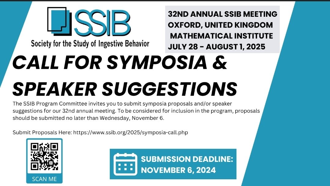 There's still time to submit symposia and speaker suggestions! 

shorturl.at/hq6MP

Additional information and link to submit proposals can be found here: 

ssib.org/2025/symposia-…