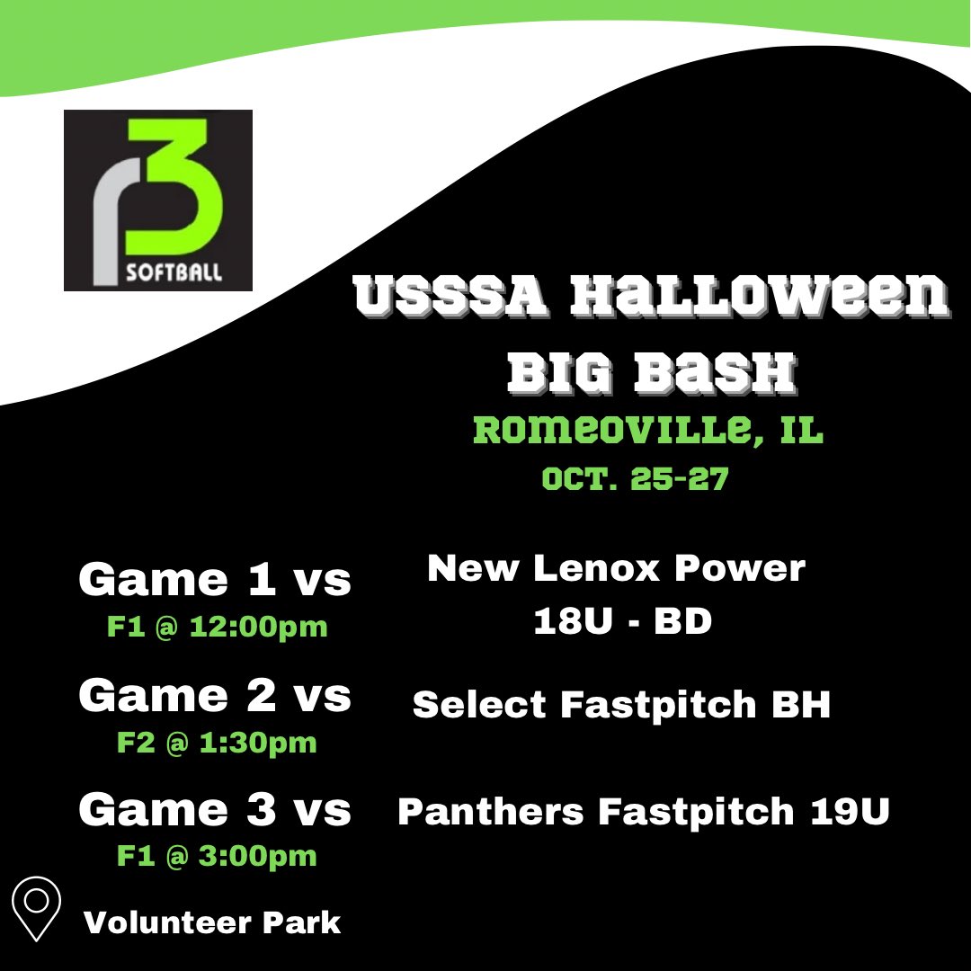 P3 Softball (@p3softball) on Twitter photo p3 18U RS is traveling to Romeoville this weekend! Watch our games live on game changer!🟢⚫️ p3 18U RS is traveling to Romeoville this weekend! Watch our games live on game changer!🟢⚫️