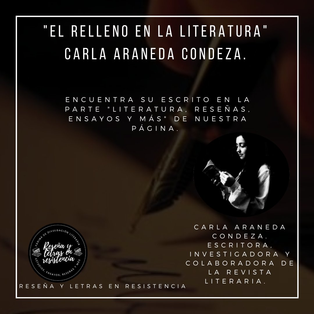 Publicación en nuestro sitio web.

El artículo reflexiona sobre el fenómeno del “relleno” en la literatura, cuestionando cómo los lectores han llegado a aceptar y hasta esperar pausas innecesarias en los libros. Esos momentos, que interrumpen la narrativa sin propósito real.