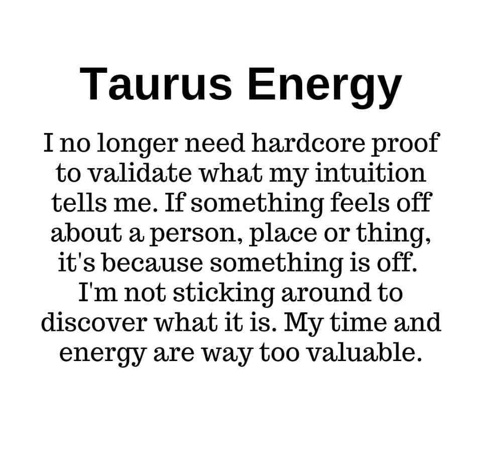 Taurus Energy ♉