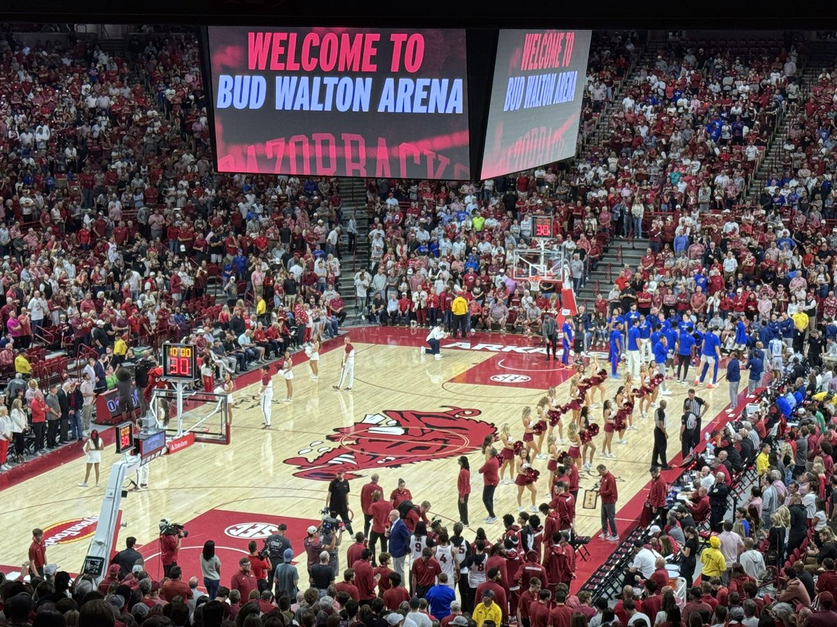Proud of <a href="/caresource/">CareSource</a> commitment to Arkansas. Good to be with CEO Erhardt Preitauer today in Fayetteville for the <a href="/RazorbackMBB/">Arkansas Razorbacks Men’s Basketball 🐗</a> charity exhibition game against Kansas sponsored by CareSource supporting mental health.