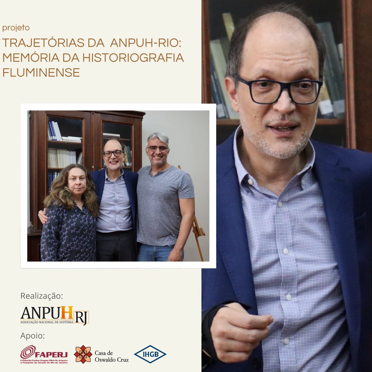 Dando continuidade as entrevistas, no dia 21/10/2024 realizamos o 2º depoimento e tivemos uma excelente conversa com o prof. Paulo Knauss, a quem agradecemos muito por dividir conosco reflexões e memórias. <a href="/faperj/">FAPERJ</a> <a href="/ANPUH/">ANPUH-BRASIL</a> <a href="/casaoswaldocruz/">Casa de Oswaldo Cruz | Fiocruz</a>